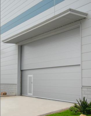 China Modern Industrial Sandwich Panel Doors And PU Foam Sectional Industrial Doors for sale