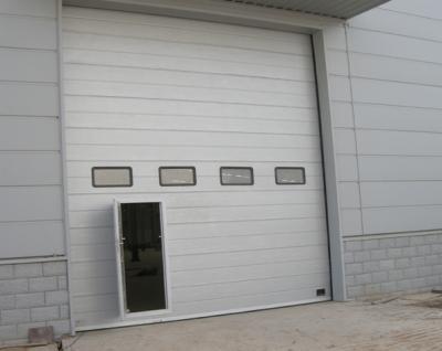 China Modern Industial Sectional Garage Doors And Insulated Industrial Sectional Garage Doors PU Foam for sale