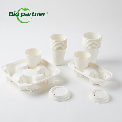 China Biodegradable Beer Juice Cup from Sugar Cane Sugarcane Bagasse 12oz 16oz Sugar Cane Pulp for sale