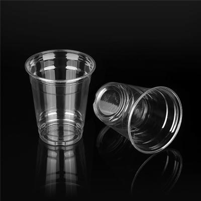 China DOUBLE WALL Disposable Plastic Boba Coffee Drinking Biodegradable Pla Cup With Lid for sale