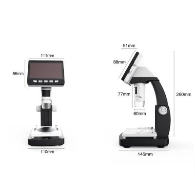 China 1000x COEL0298 LCD Repair Microscope Camera Megapixel 8 LED Electronic Digital Microscope Camera VCR for sale