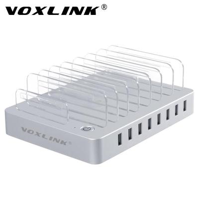 China USB HUB Ports USB Multi Functions VOXLINK 8 Mobile Phone Desktop Charging Station, for Smartphone/Tablets Multi Functions USB Charger for sale