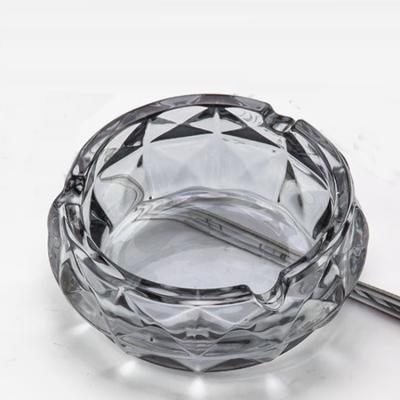 China Europe March EXPO 2022 luxury facet ashtray metal craft crystal gift for business for sale