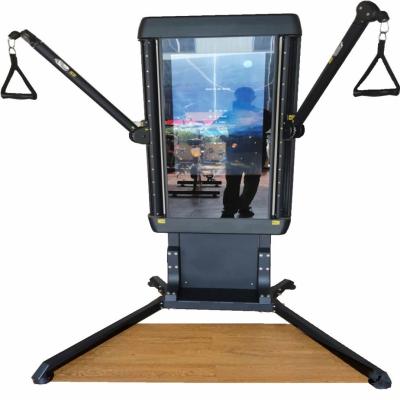 China Indoor 32inch Digital Weight Fitness Smart Mirror Display Kiosk Advertising Player for sale