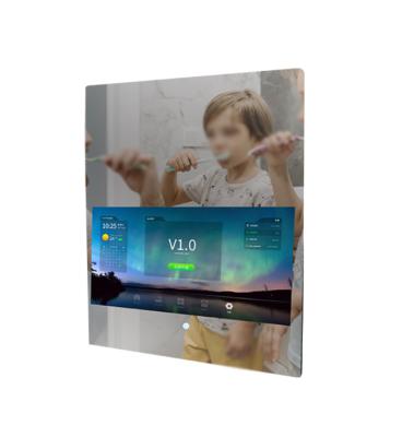 China Wholesale Custom Bathroom Washroom Hotel Room Digital LCD Mirror Multitouch Touch Screen Mirror Displays for sale