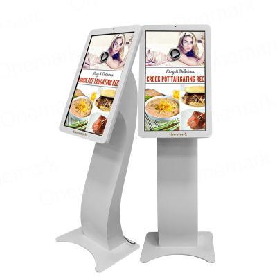 China Indoor Floor Stand Service Self Touch Screen Fast Food Order Payment With Printer SCANNER Processor Kiosk Vending Machine And for sale