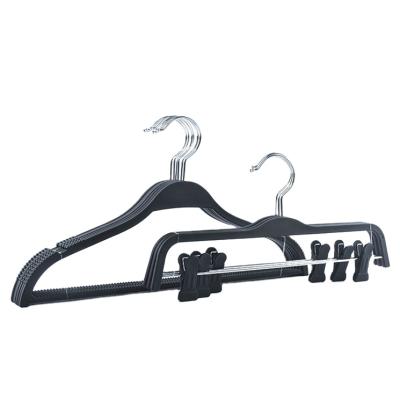 China 360 Cover Sample Non-slip Rubber Coated Hanger Space-Saving Ultra-thin High Quality Rotatable Clothes Hanger Wholesale for sale