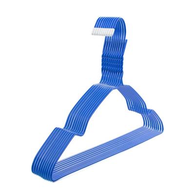 China Factory Directly Supply Modern PE Powder Coated Metal Hangers Dry Clean Laundry Hanger Wire for sale