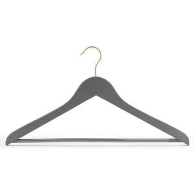 China Hot Space Saving Turned Senior Women's Clothes Wooden Closet Hangers for sale