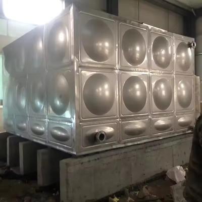 China Stainless Steel Panel Metal Water Storage Tank For Manufacturing Plants SS304 Stainless Steel Water Tank for sale