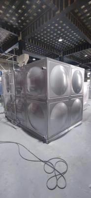 China 15m3 sectional stainless steel 15000l square panel storage water tank 3x2.5x2m SS304 drinking water tank price for sale