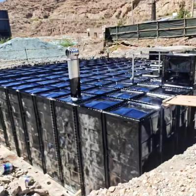 China GSC BDF Gran tanque rectangular subterráneo para almacenamiento de agua de lluvia Tanque de agua seccional para la India en venta