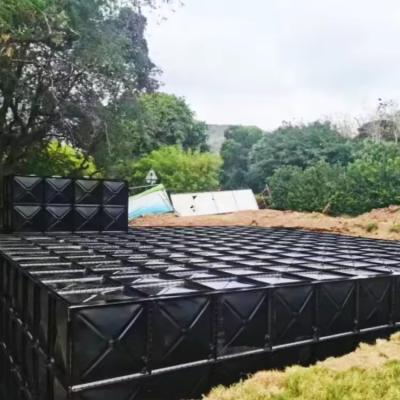 China Pressed Steel Sectional Modular Underground Water Storage Tanks GSC BDF  Rainwater Collection Underground Tanks for sale