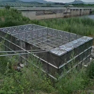 Cina 10000 20000 50000 Litri Gallone BDF GSC Serbatoio sotterraneo per l'acqua Serbatoio modulare per l'acqua di acciaio stampato in vendita