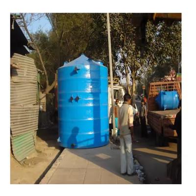 China FRP GRP Tanques horizontales de almacenamiento de agua de fibra de vidrio para la industria de tratamiento de agua en venta