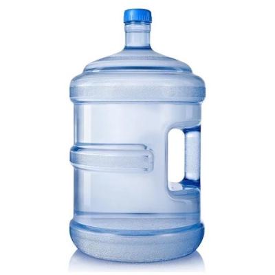 China 5 Gallone PC Mineralwasser-Flasche mit Hals-Größe des Griff-55mm zu verkaufen