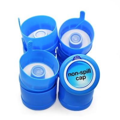 China Reusable Plastic Packing Material , 5 Gallon Non Spill Caps Blue Color for sale