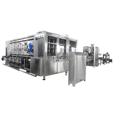 China Máquina de rellenar del agua potable 600BPH, embotelladora del agua de 5 galones por completo automática en venta