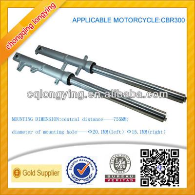 Chine Aluminum & CBR300 Custom Motorcycle Solid Steel Front Fork à vendre