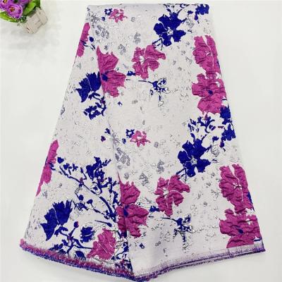 China Viable African Brocade Lace Hotsale Tulle Fabric Net Lace Fabric 2021 Floral Lace for sale