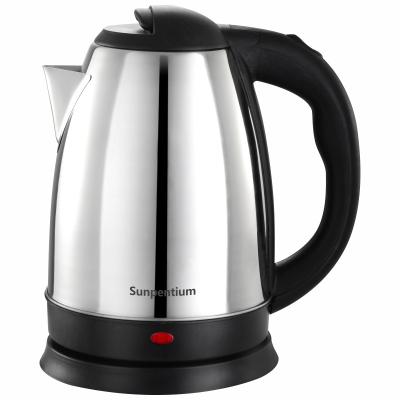 China 360 Factory Price Rotation Black Base 1500W 220V Digital Electric Automatic Kettle For Hotel for sale