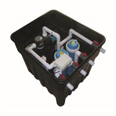 China Underground Compact Pool Pump Set Underground Sand Pool Filter System Underground Compact System for sale