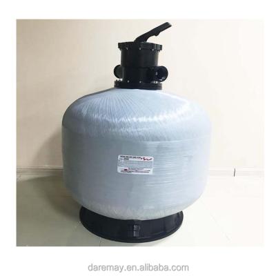 China 900MM Top Mount Fiberglass 2 Inch Six Way Valve Swimming Pool Sand Filter for sale