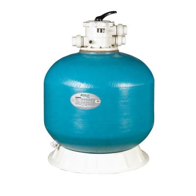 China Guangzhou Factory Supply Fiberglass AQUA Pool Water Surrounding Top Mount Sand Filter for sale