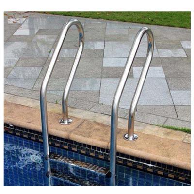 China Guangzhou Stainless Steel Supply Swimming Pool Step Ladder Safety Railing Pool Ladder for sale