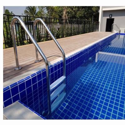 China Stainless Steel SL Stainless Steel Swimming Pool Step Ladder With Safety Railing for sale