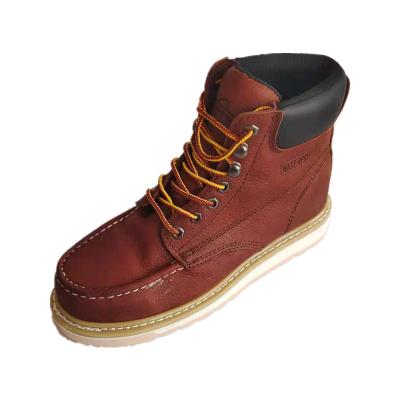 China New Fashion Work Boots Goodyear Anti-Slip Welt Safety Shoes For New Design EVA Sole Safety Shoes For Safety Wear for sale