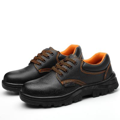 China STEEL TOE Work Shoes Rubber Outsole Safety Shoes Shoes With Embossed Leather for sale