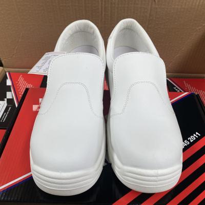 China Steel Toe White Shoes Super Fiber Upper And Sole PU Nurse Shoes Safety Wear Chief Shoes for sale