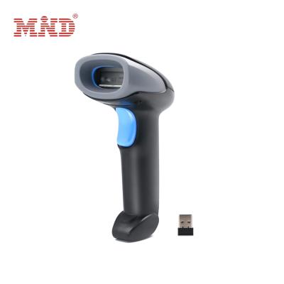 China Supermarket 1D USB 2.4Ghz CCD Barcode Scanner Handheld Radio for sale