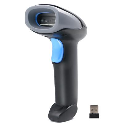 China Supermarket Memory Auto-Scan Cheap USB Rs232 2.4g Handheld Barcode Reader for sale