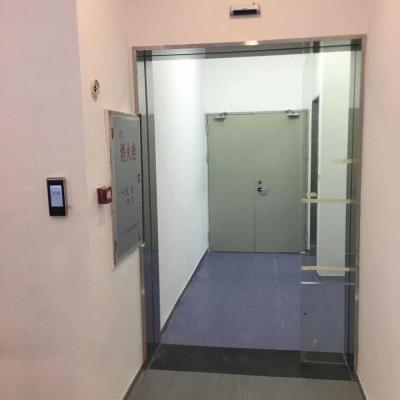 中国 Panasonic H3 modern remote control single sliding frameless automatic door with face recognition 販売のため