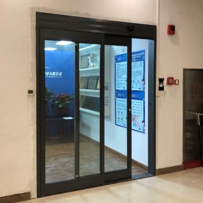 China Newest Projects Modern Automatic Slide Glass Doors Single Leaf Open Sliding Automatic Single Door for sale