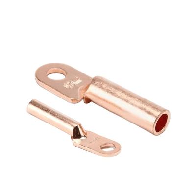 China Connect Type Copper Cable Lug ENVI DT Connector Lugs DT-10 16 25 35 50 70 95 120 150 Spade Copper Wire Tinned Connecting Lugs for sale