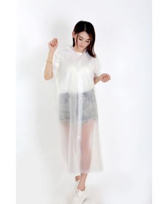 China 2021 New Design Eva Raincoat For Rain Modern Transparent Women for sale