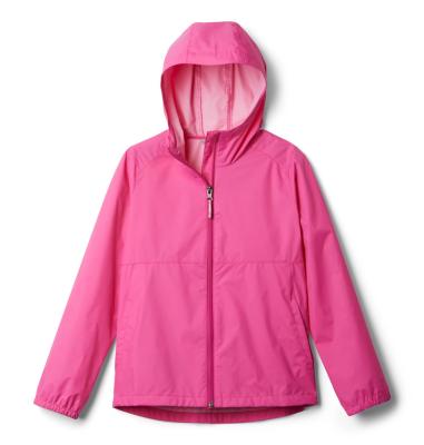 China Waterproof Custom Design Little Girls Anorak Jackets With Recycled Nylon Fabric for sale