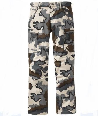 China Waterproof Military Printed 4 Way Stretch Soft Shell Pants For Hunting And Fishing for sale