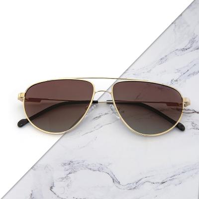 China 20 Years Experience Newest Fashion Unusual Frame Oversized Metal Man Sunglasses Designer Brand Women Driving Eyewear Men Sun Glass Factory Direct for sale