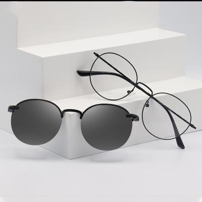 China New Arrival Handmade Optical Frames Fashion Brand Design Metal Glasess Glasses Optical Frames for sale