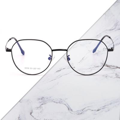 China 20 Years Experience High Quality Gold Optical Women Glasses Frame Metal Fashion Female Prescription Glasses Frames Female Computer Eyewear Hot for sale