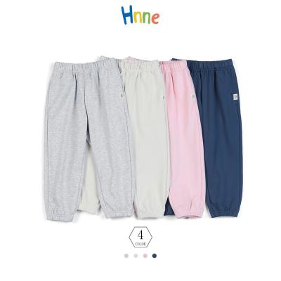 China Hnne 2022 New Summer Kids Anti-pilling Jogger Pants Solid Color Unisex Boys Girls Sweatpants Fashions Kids Trousers HK210415 for sale