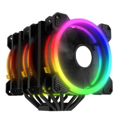 China Computer Case WellSunFAN Standard Product 120X120X25MM 800~1800rpm Only Show The Six Colors RGB Fans for sale