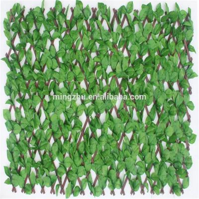 China Decoration Green Ivy Artificial Leaves Fence For Garden Yard Easily Assembled Home School for sale