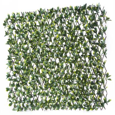 China ECO-FRIENDLY China Make Eco-friendly UV Artificial Leaf Fence For Garden Decoration Willow Trellis Fence for sale