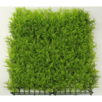 China MZ188008 Modern Faux Hedge Greenery Leaves Fence Privacy Screen Artificial Grass On The Wall for sale