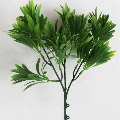 China Hot Selling Easily Assembled Artificial Wedding Branch Leaves Bouquet For Home Decoration for sale